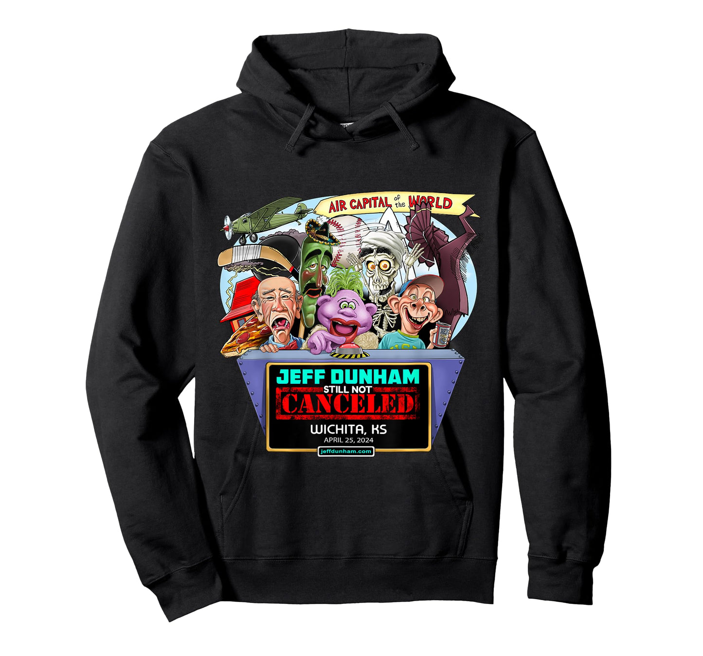 Jeff Dunham Wichita, KS (2024) T-Shirt