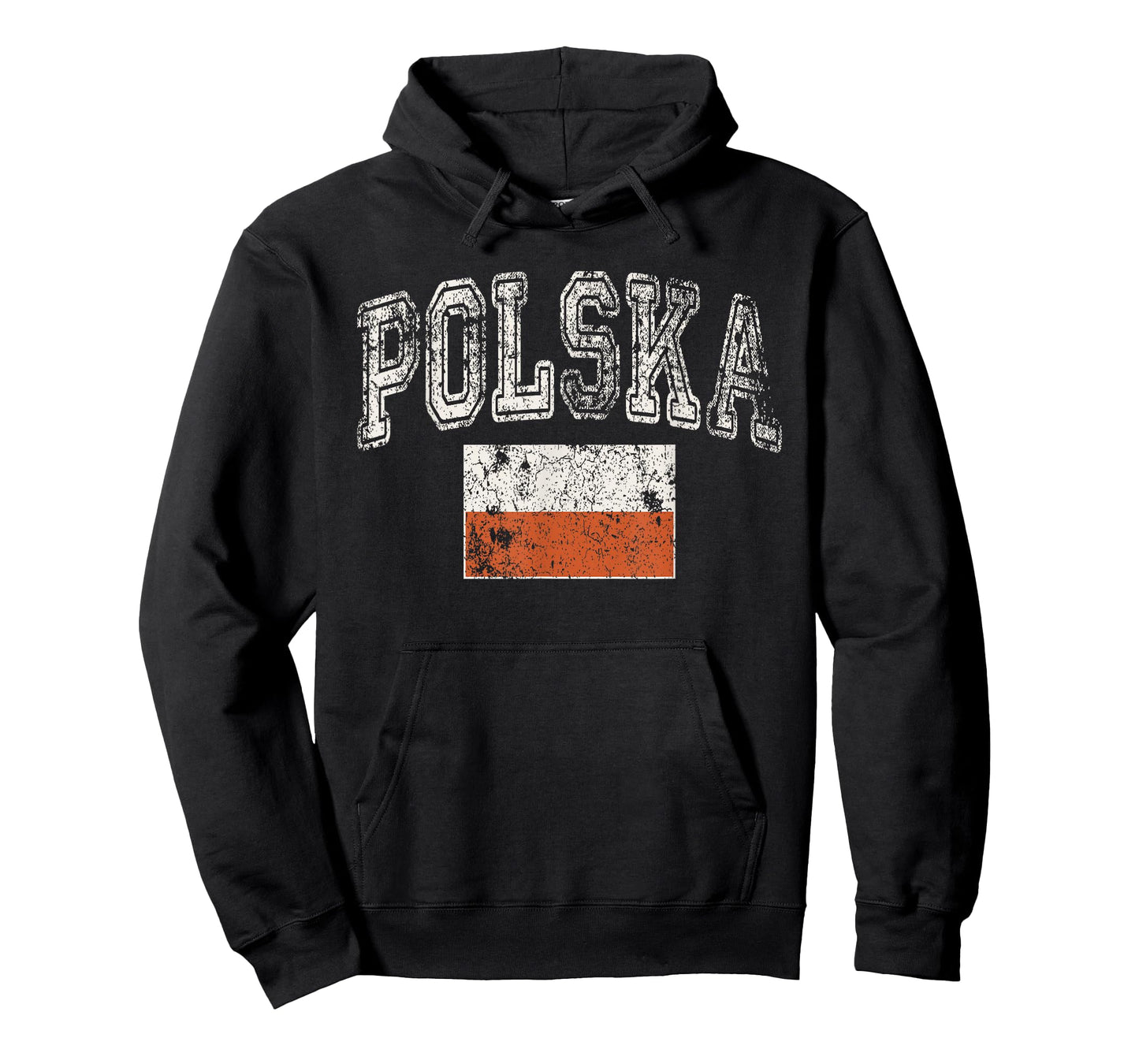Vintage Retro Faded Polska Poland Flag Polish Pride T-Shirt
