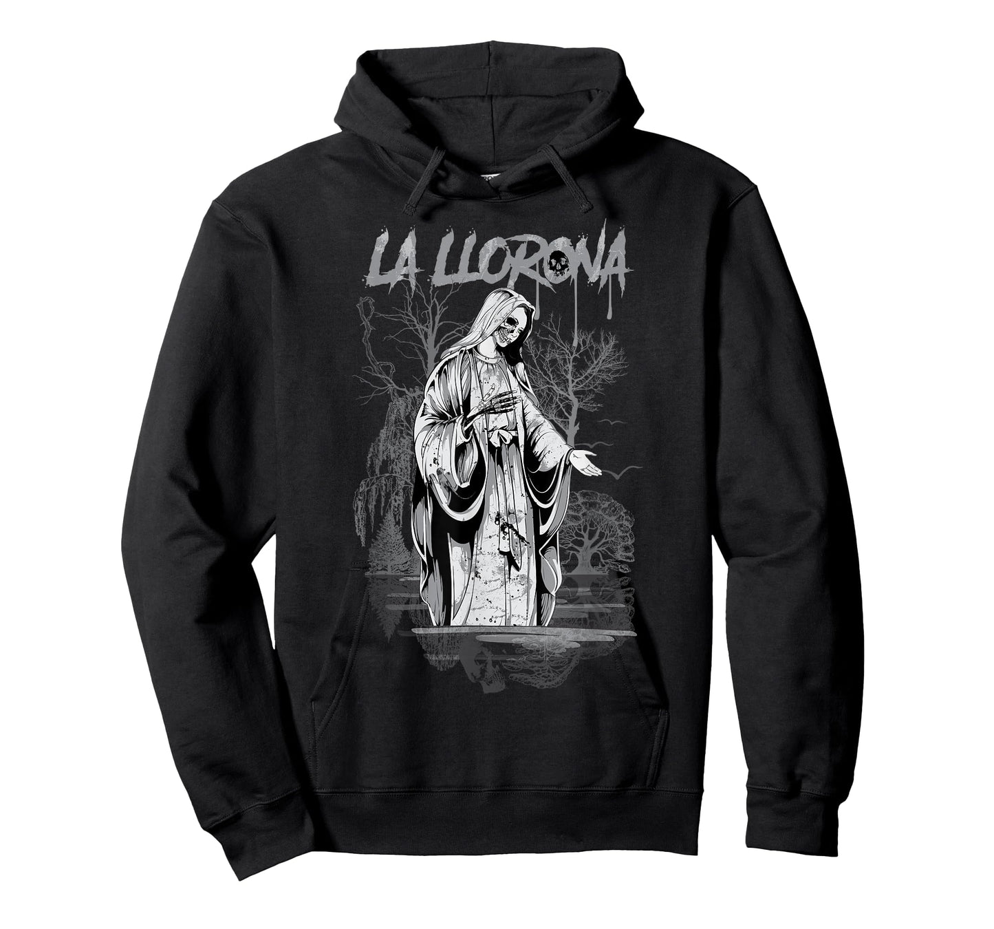 La Llorona Folk Legend Latin Gothic Skeleton Skull T-Shirt