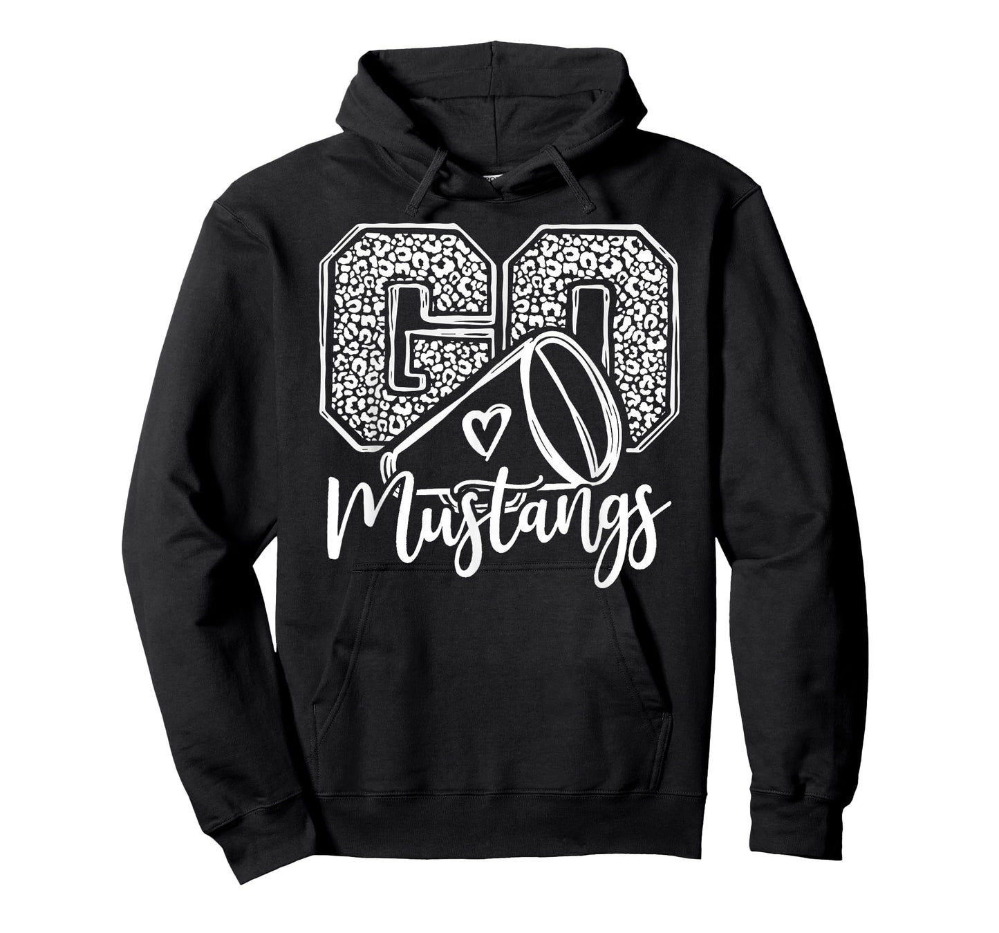 Cute Mustangs High School Spirit Fan Team Back to School T-Shirt