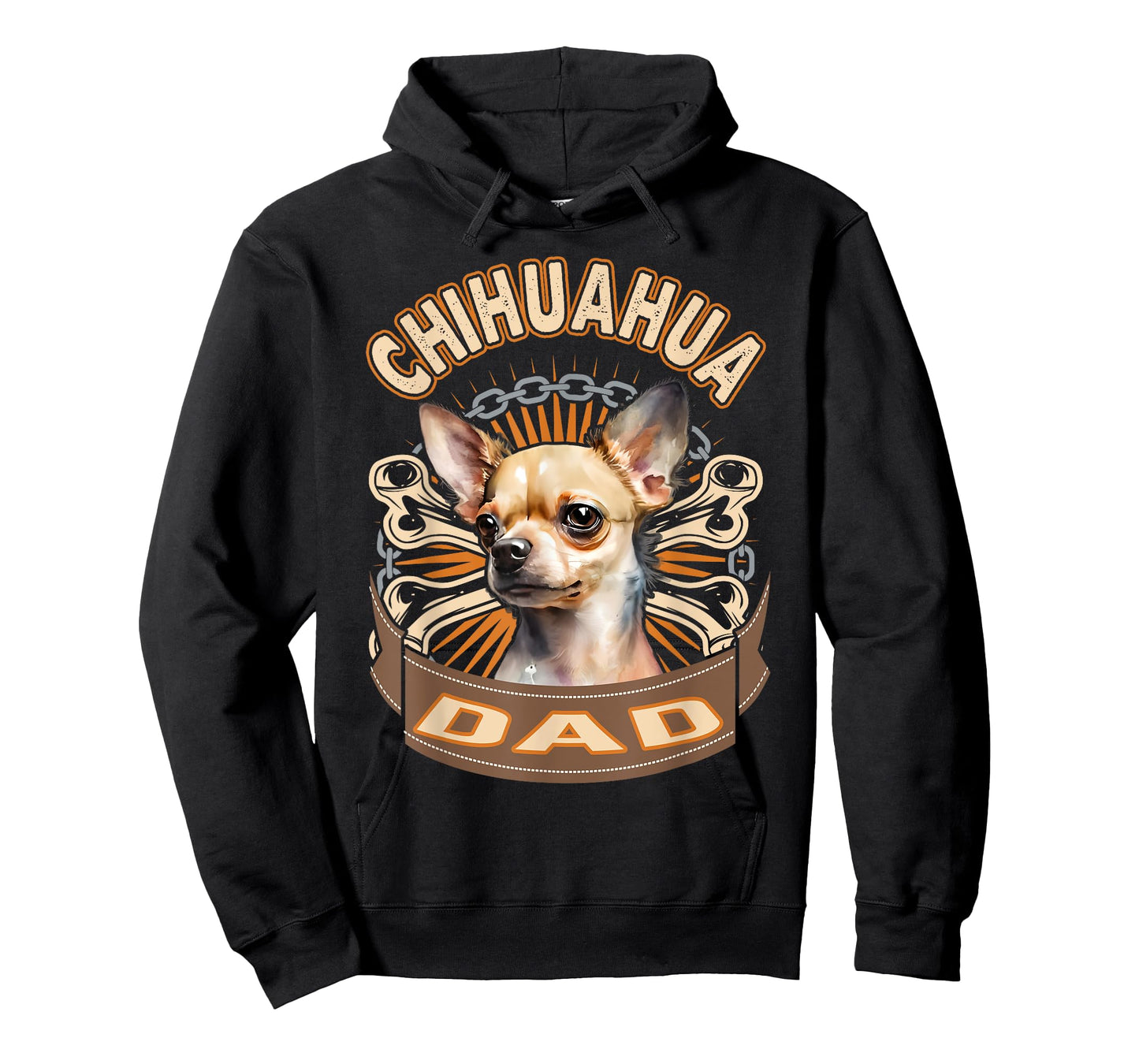 Retro Vintage Chihuahua Dad Funny Chihuahuas Pet Owners Gift T-Shirt