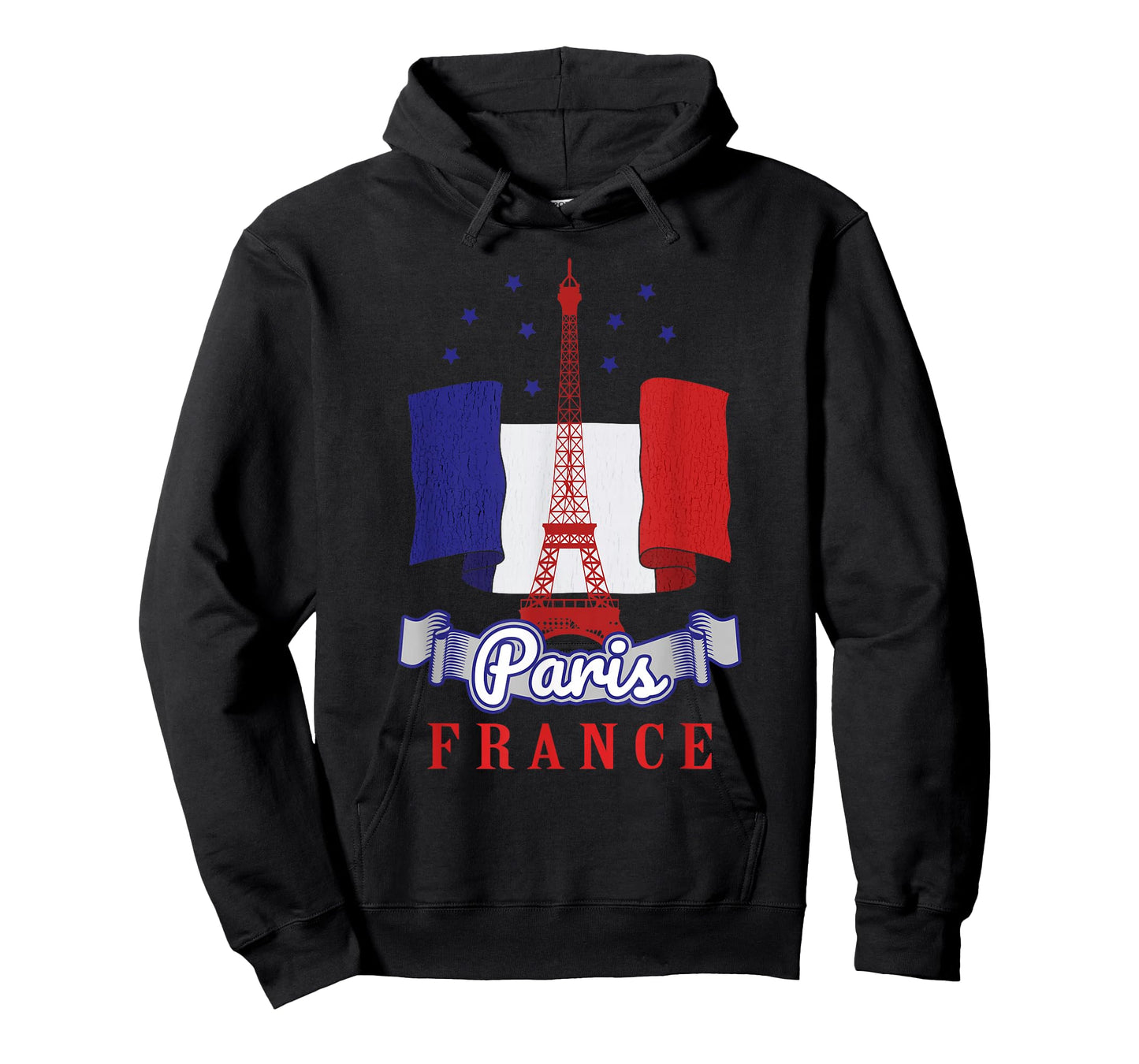 Paris France Flag Pride Eiffel Tower Fabulous City Of Lights T-Shirt