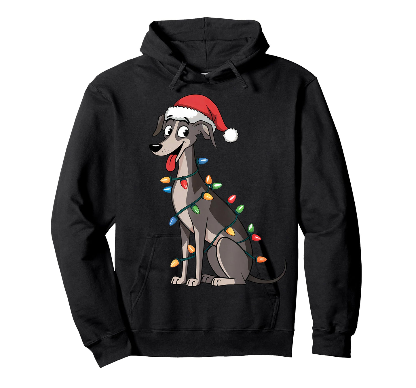 Italian Greyhound Christmas Lights Xmas Dogs Gifts Men Women T-Shirt