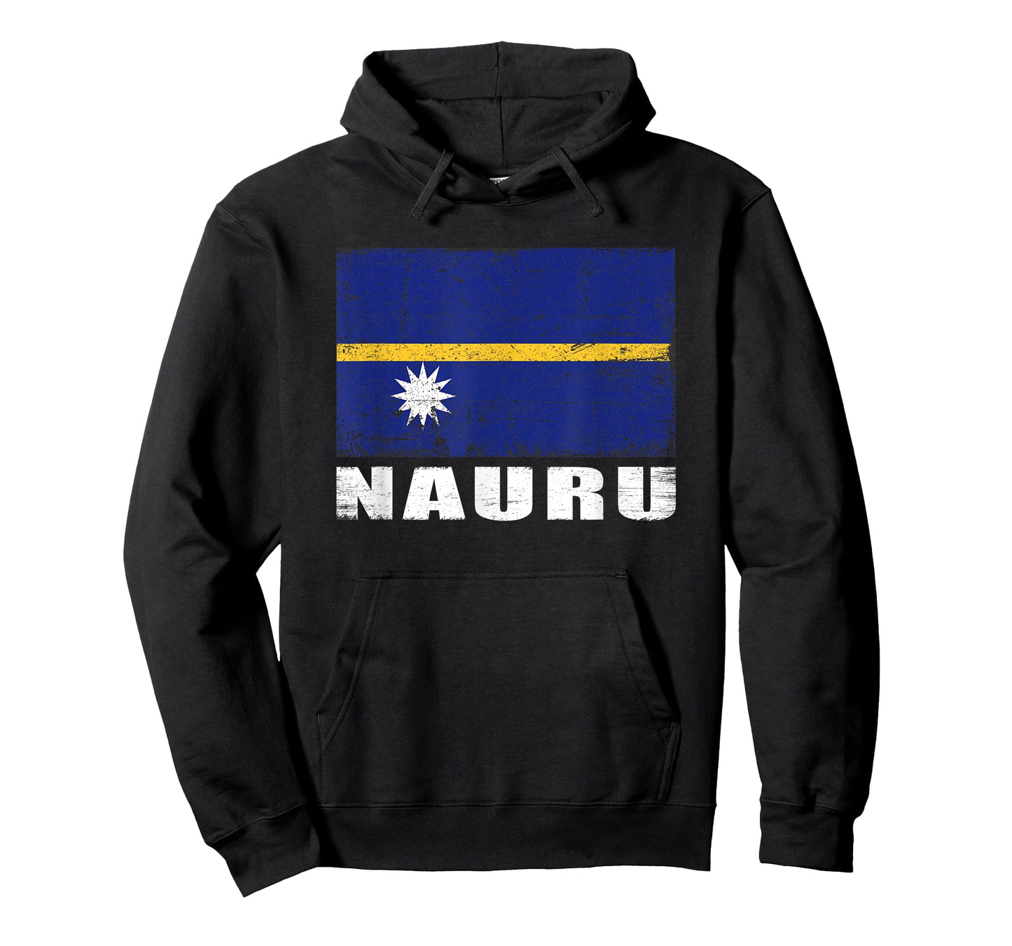 Nauru Flag Design Grunge Country Flag Nauru T-Shirt