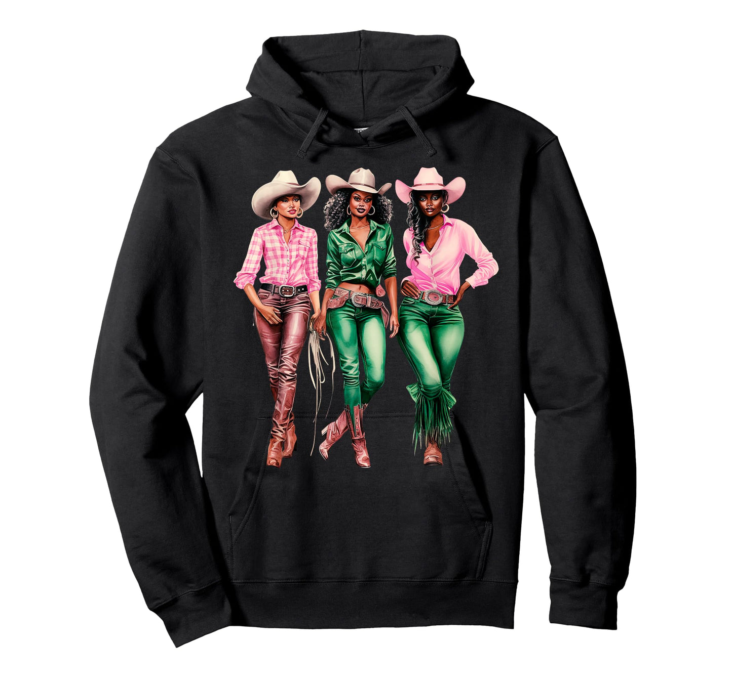 Black Cowgirl Western Rodeo Melanin Black History Texas T-Shirt