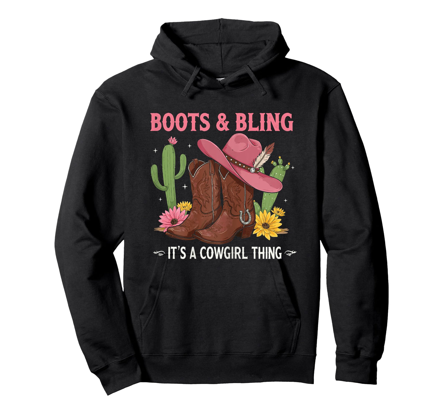 Howdy Country Rodeo Girl Western Boots & Bling its a Cowgirl T-Shirt