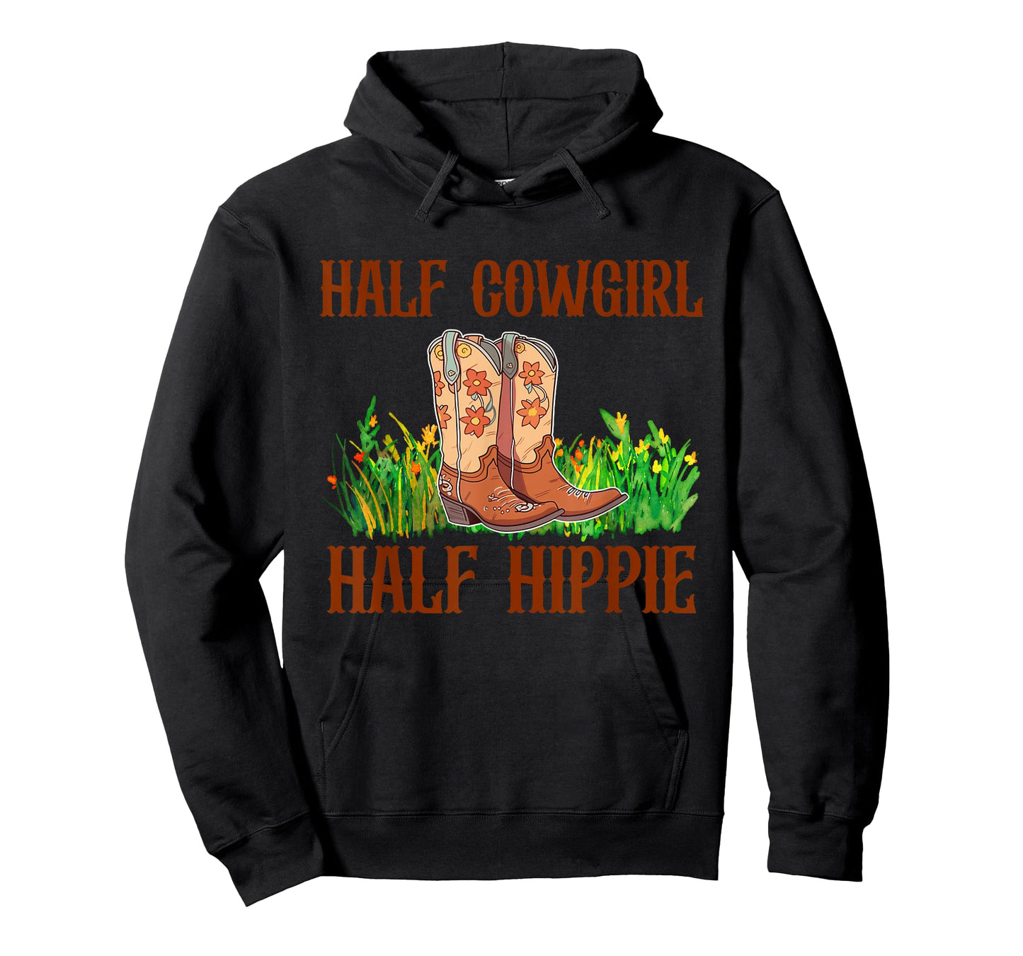 Half Cowgirl Half Hippie Vintage Cowgirl T-Shirt