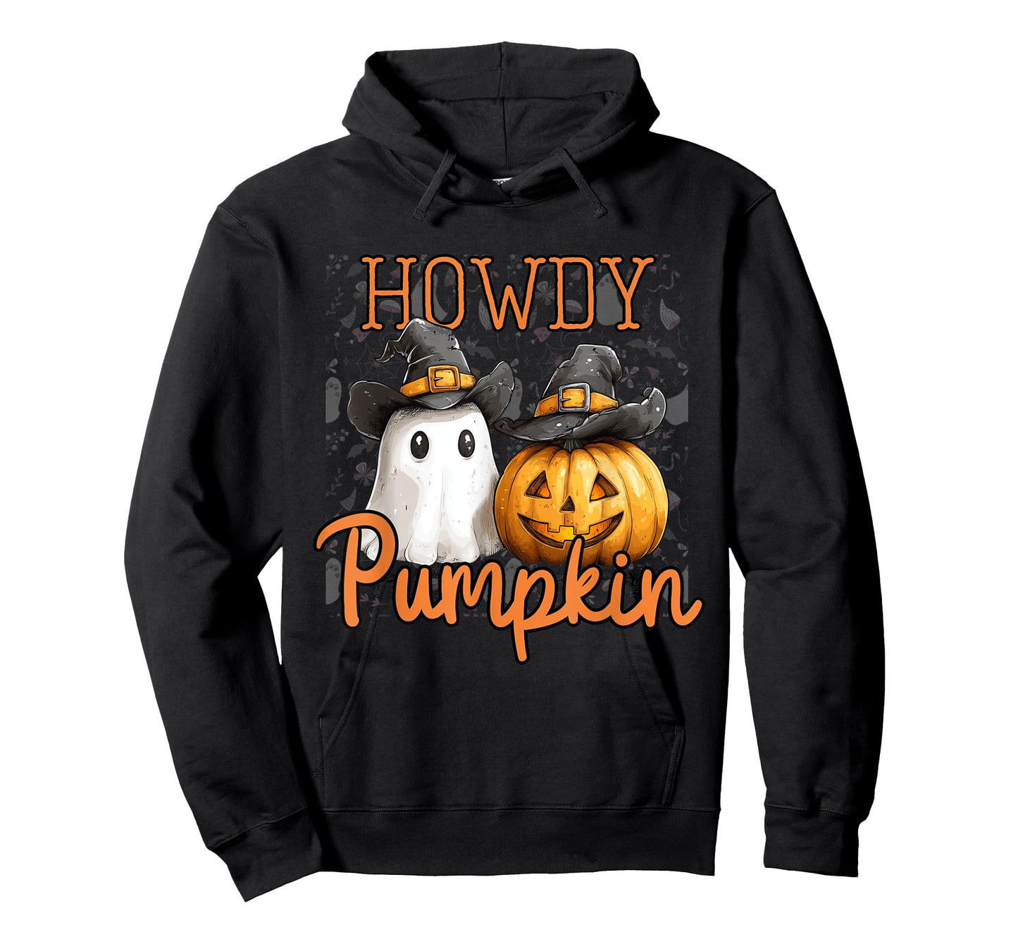 Retro Howdy Pumpkin Cowboys Funny Pumpkin Country Halloween T-Shirt