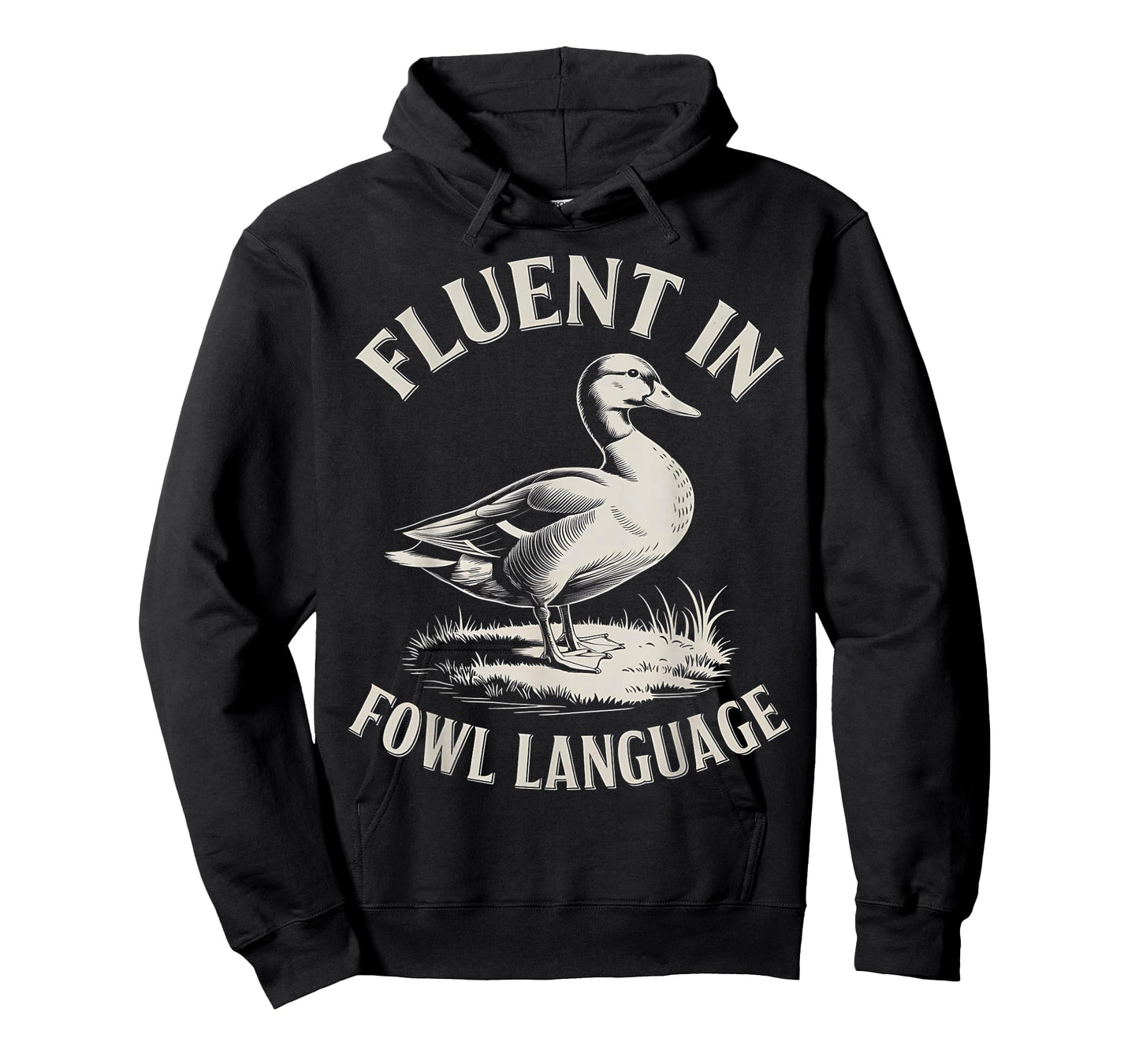 Fluent in Fowl Language Funny Duck Lover Farm Duck T-Shirt