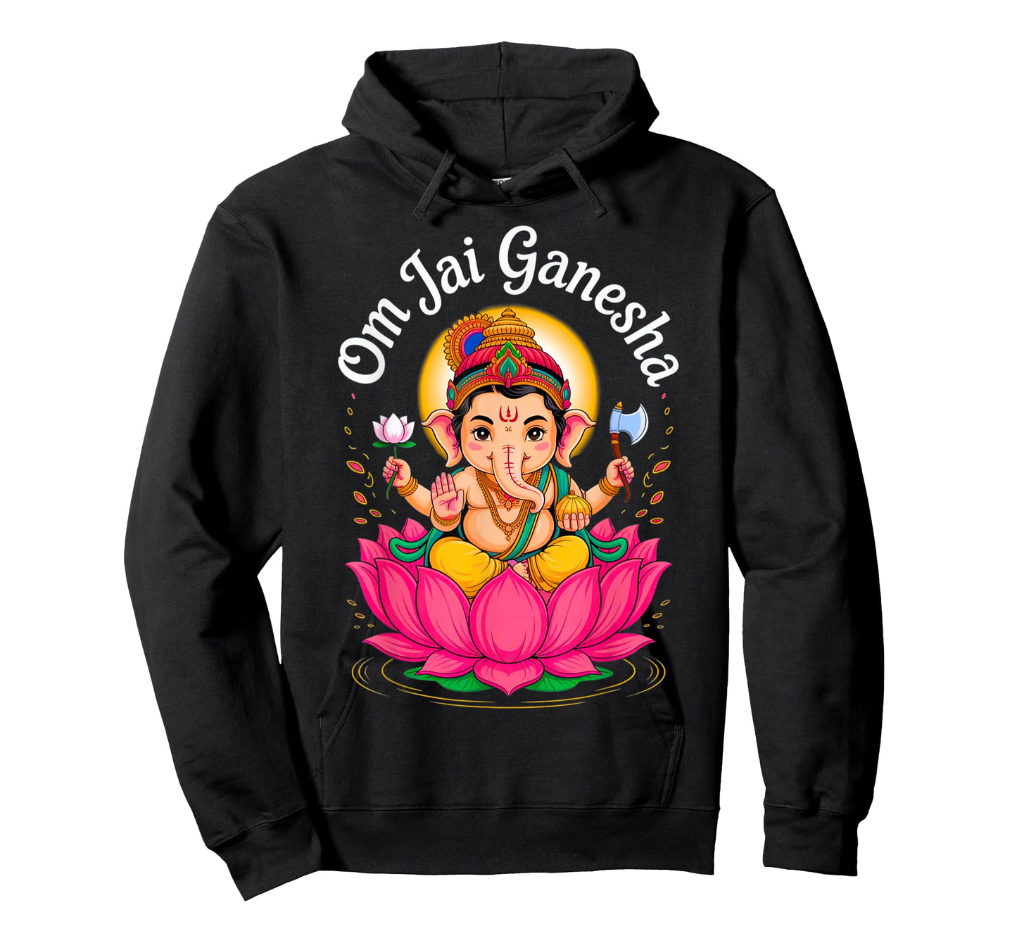 Hindu Ganesha Puja Elephant God India Meditation Yoga Murti T-Shirt