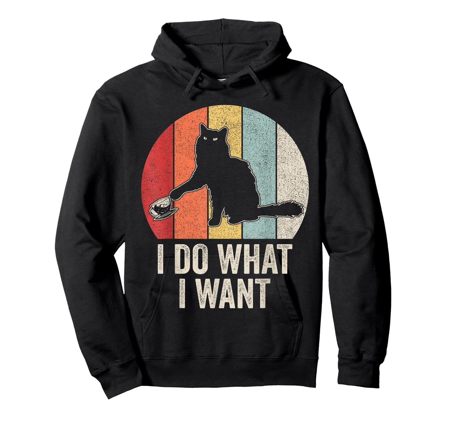 Retro I Do What I Want Cat Shirt Cat Lover Owner Gift Funny T-Shirt