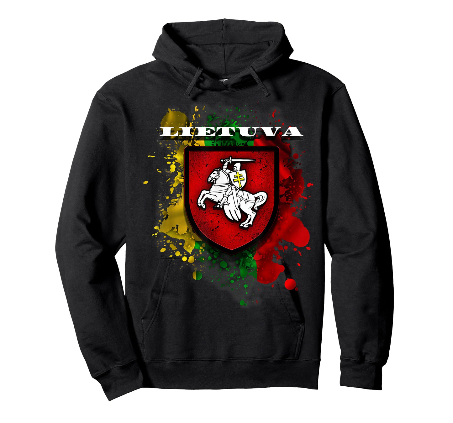 Lithuania Gift National Attributes Flag And Vytis T-Shirt