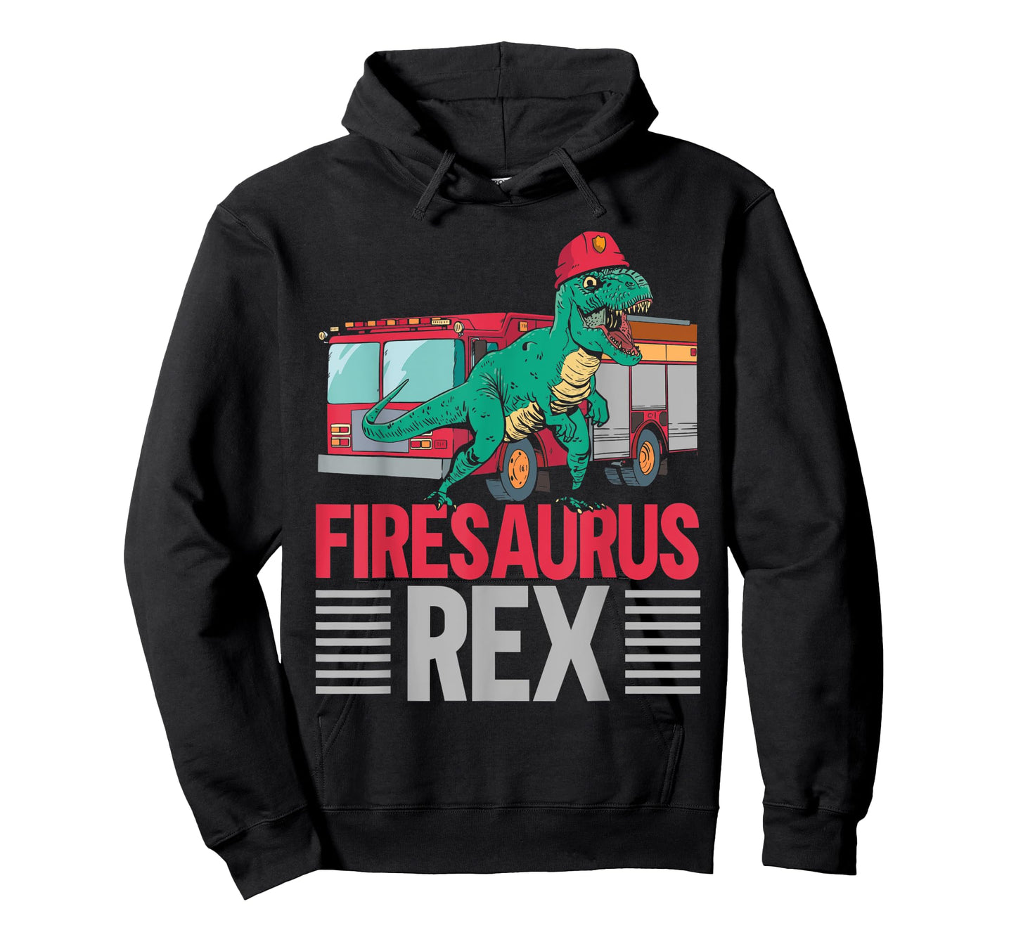 Firesaurus Rex Firefighting Fireman Firefighter Dinosaur T-Shirt