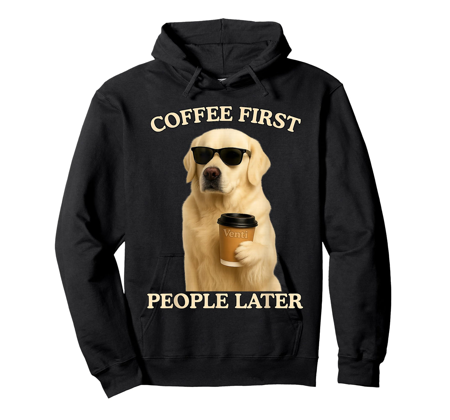 English Cream Golden Retriever Gifts Mom Dad Coffee Puppy T-Shirt