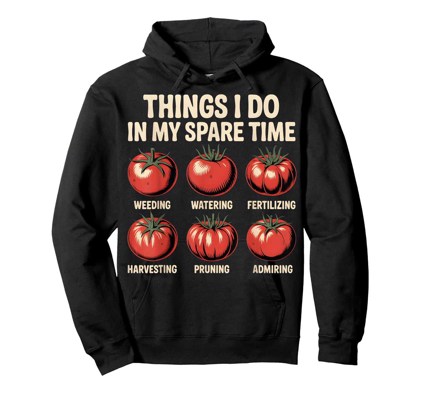 Funny Tomato Gardening Tasks Vintage Grower Humor T-Shirt
