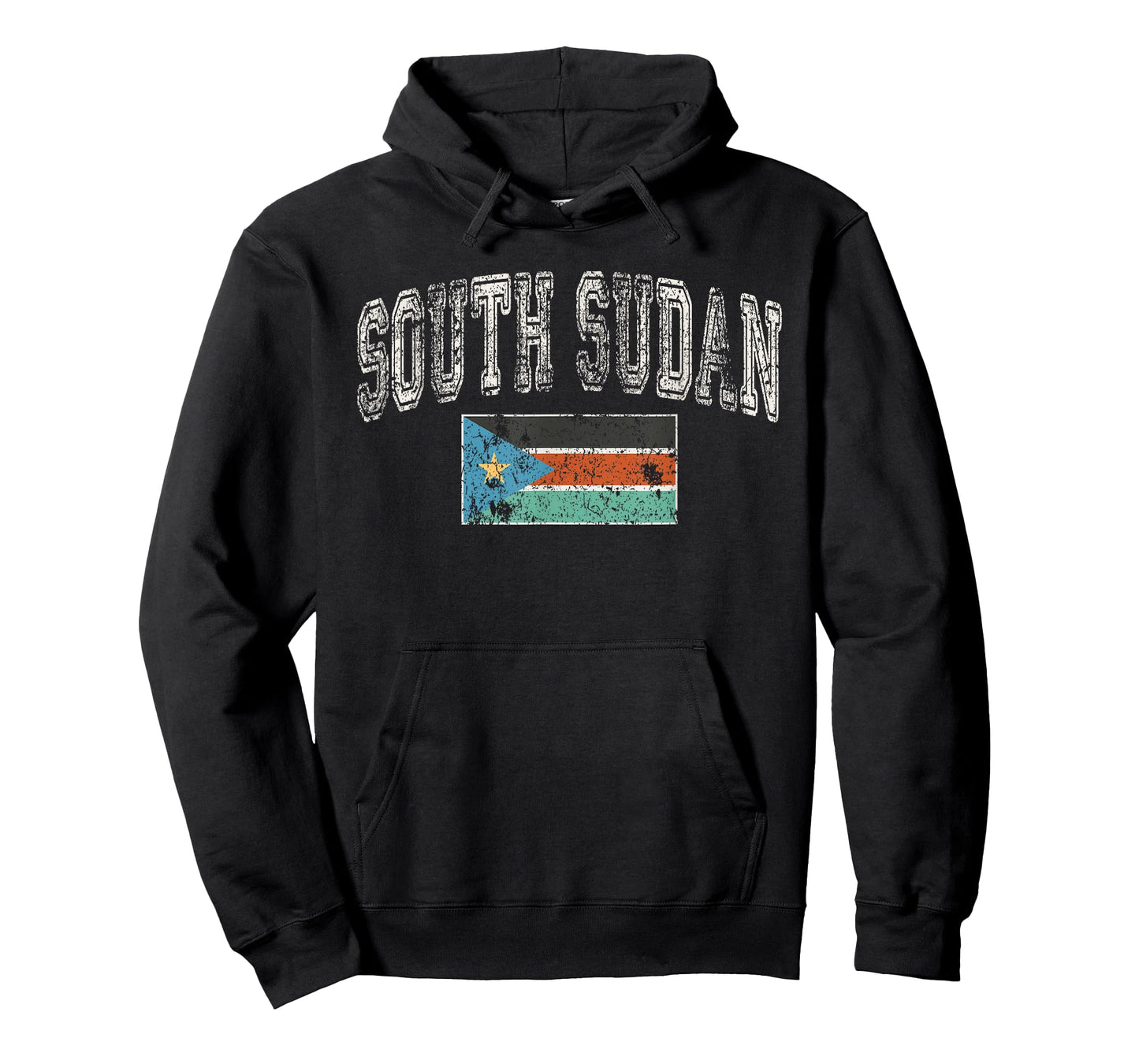 Vintage Retro Faded South Sudan Flag Pride T-Shirt