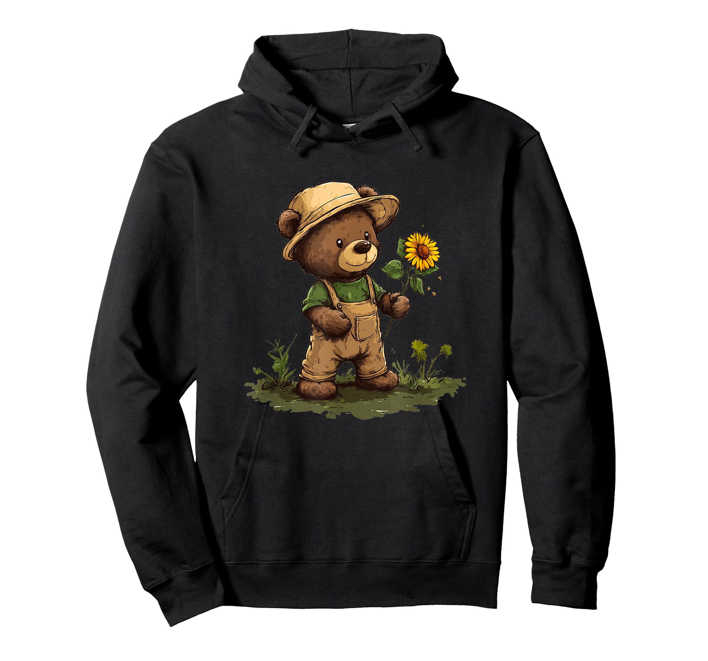 Teddy Bear Gardener with Green Thumbs for a Casual Look T-Shirt