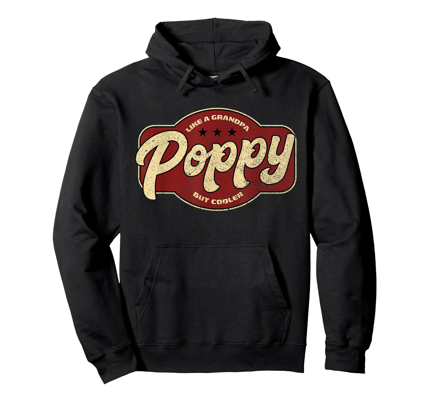 Vintage Poppy Like a Grandpa but Cooler - Poppy Grandpa T-Shirt