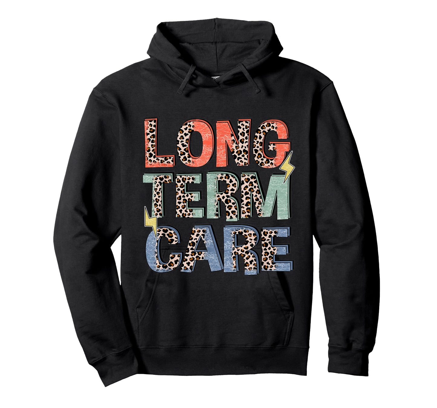 Long Term Care Nursing Funny Leopard Administrator Aide T-Shirt