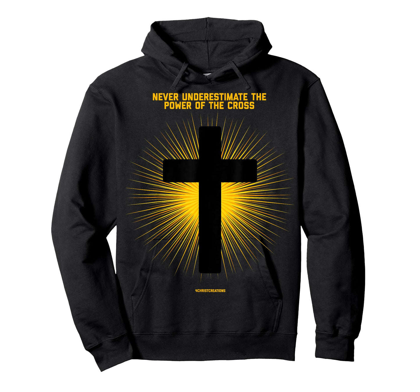 Mens Never Underestimate Christian Faith Cross Jesus Christ T-Shirt