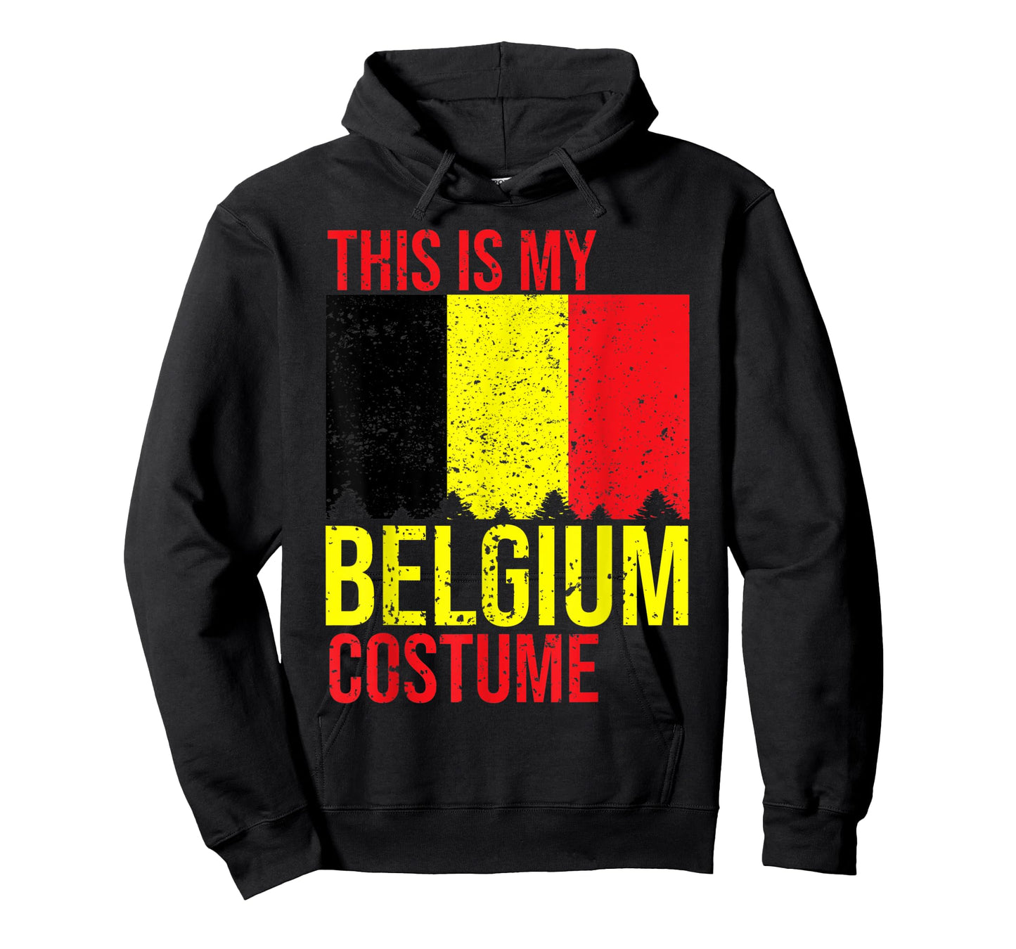 Vintage This Is My Belgium Flag Costume for Halloween T-Shirt