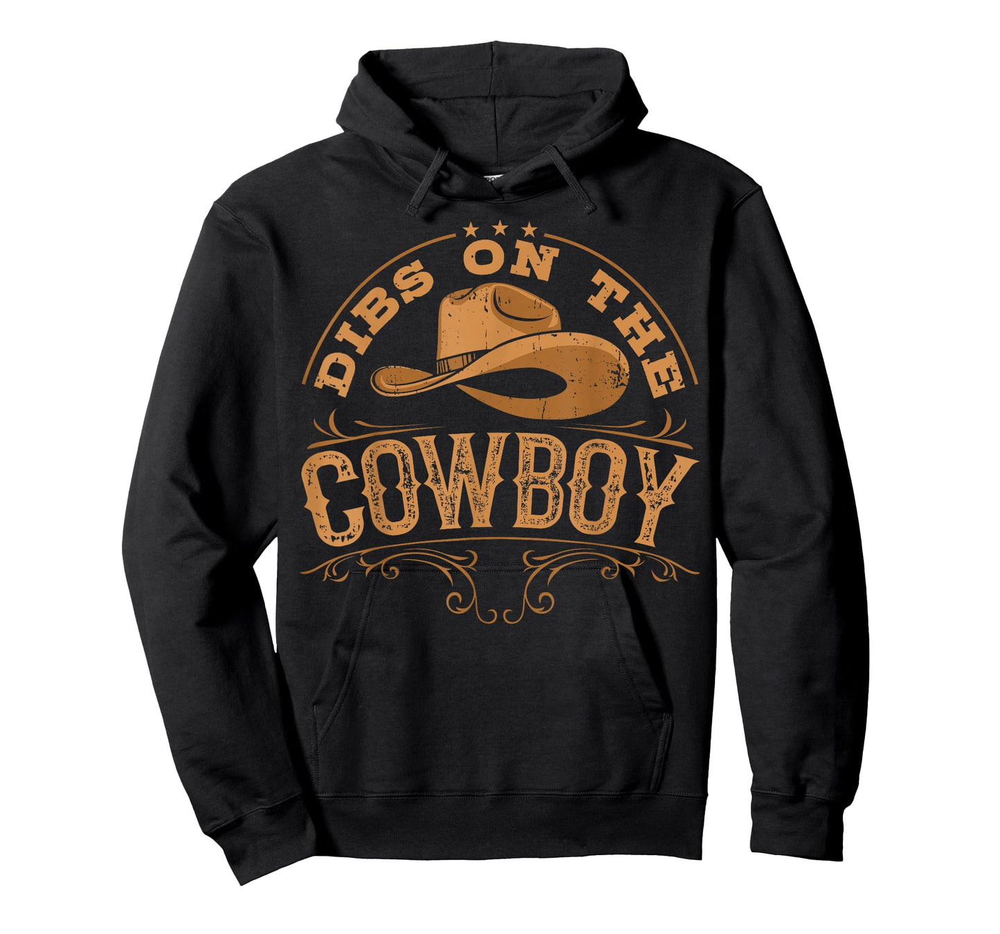 Dibs On The Cowboy Rodeo Ranch Girlfriend Wife Lipstick T-Shirt