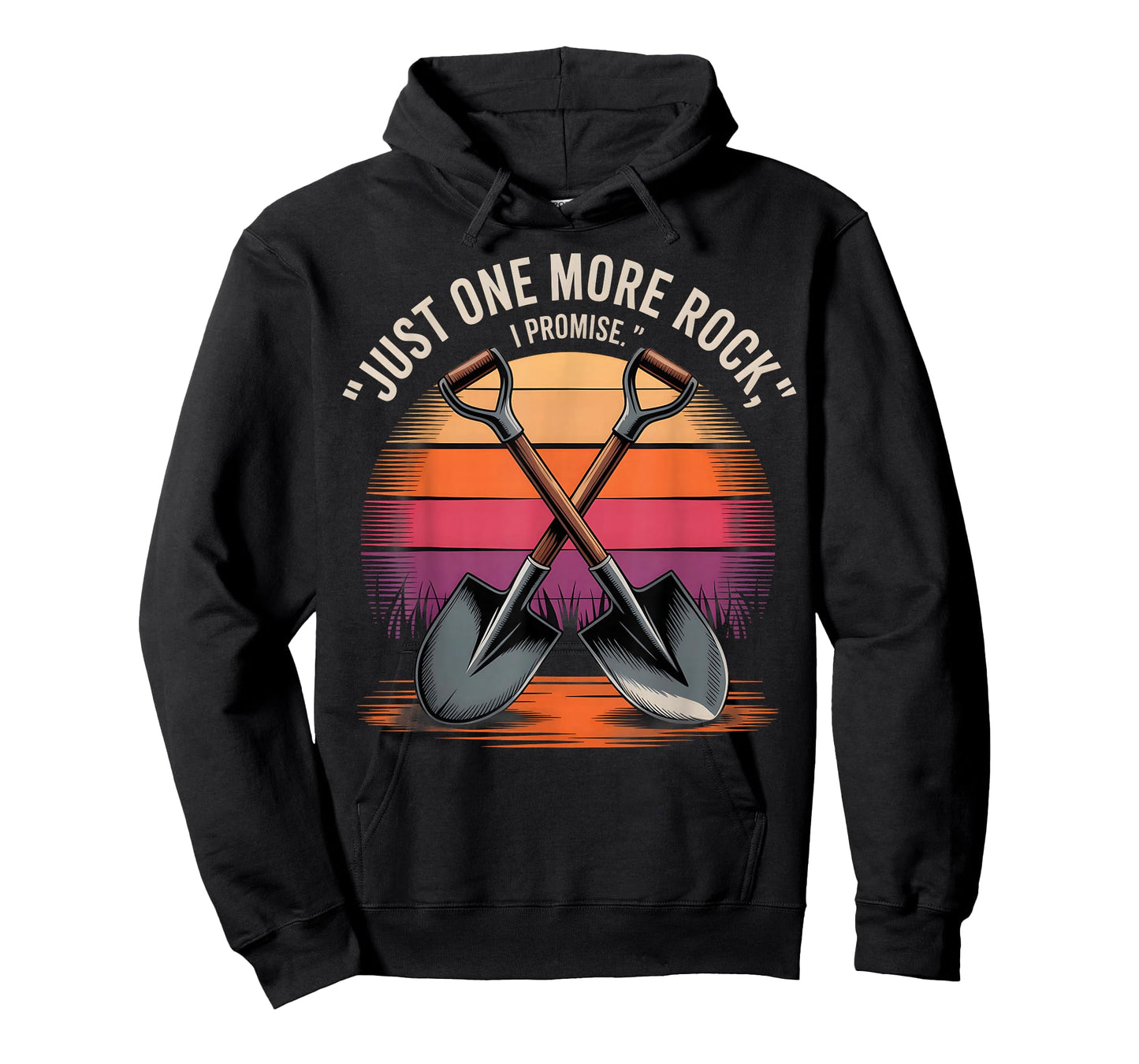 Just One More Rock I Promise” Funny Rock Hunter Quote T-Shirt