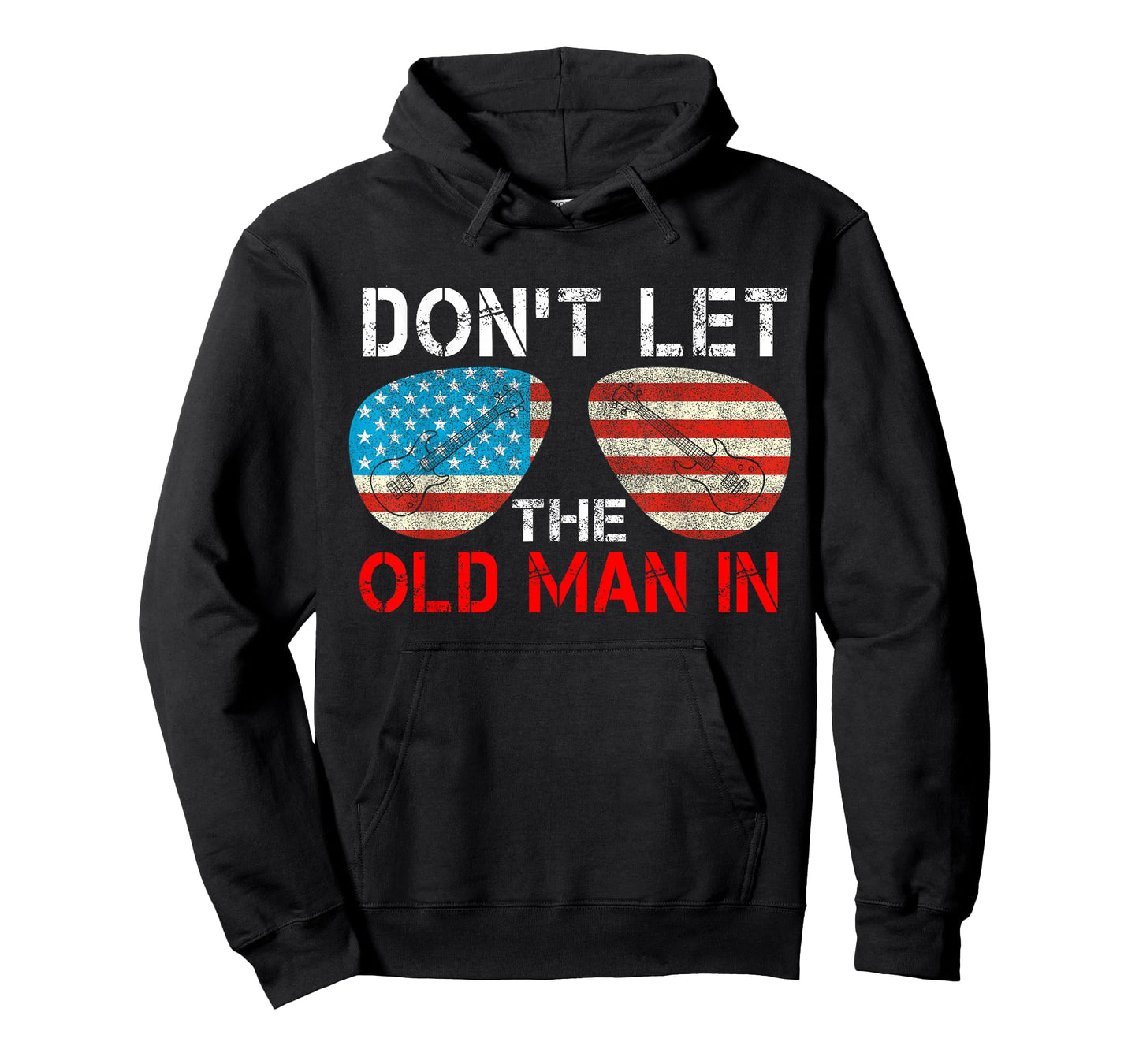Retro Don't let the old man in Vintage American flag T-Shirt