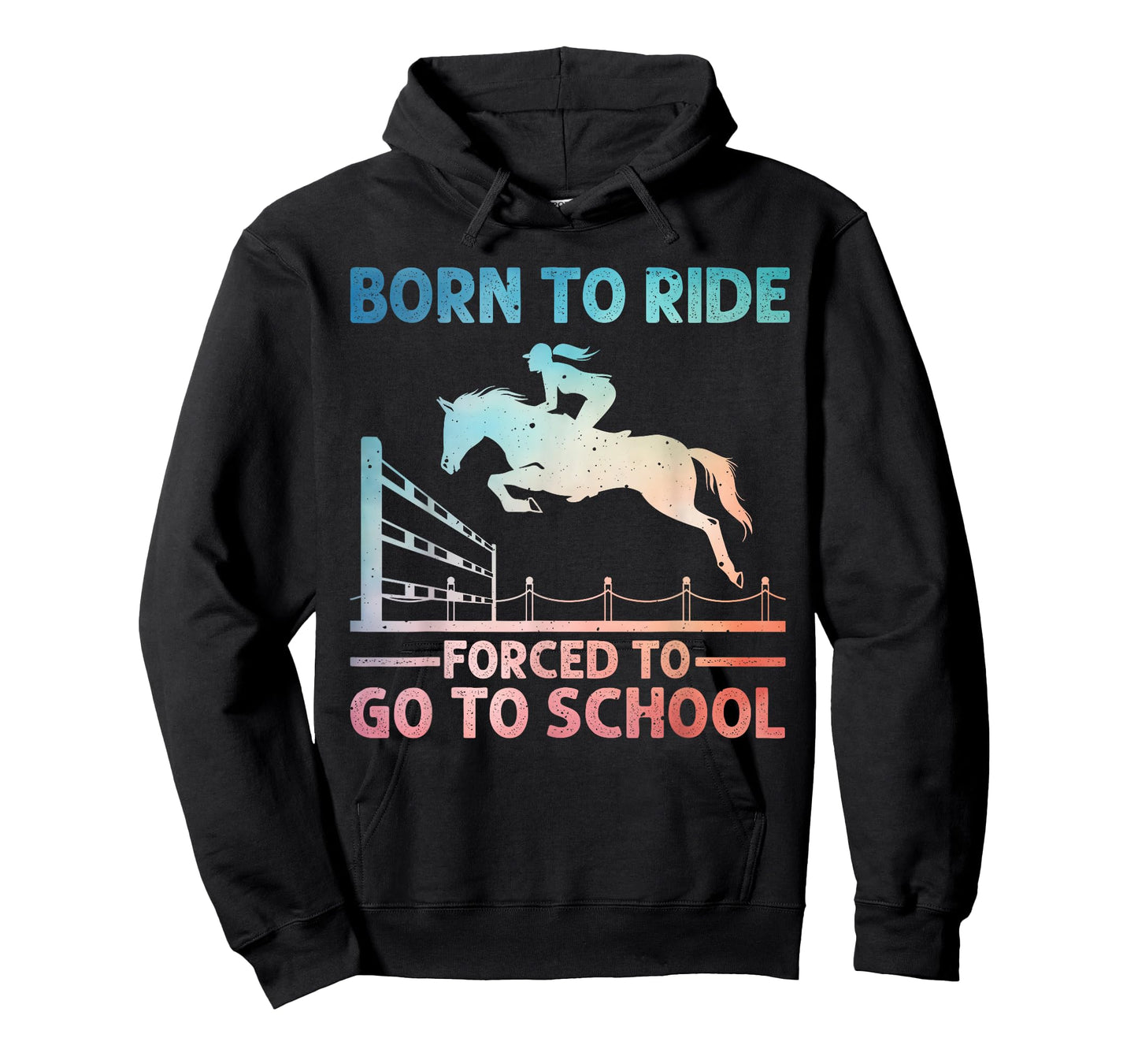 Horse Racing Art for Kids Boys Girls Horse Lover Equestrian T-Shirt