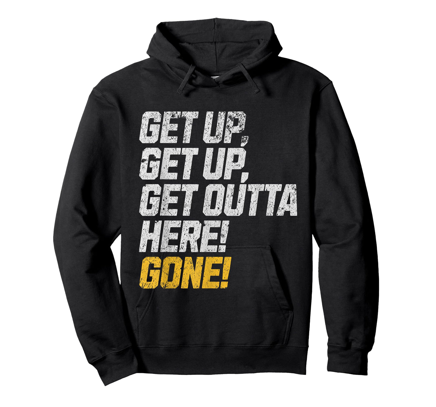 Funny Baseball Player Get Up, Get Outta Here! Gone! Home Run T-Shirt
