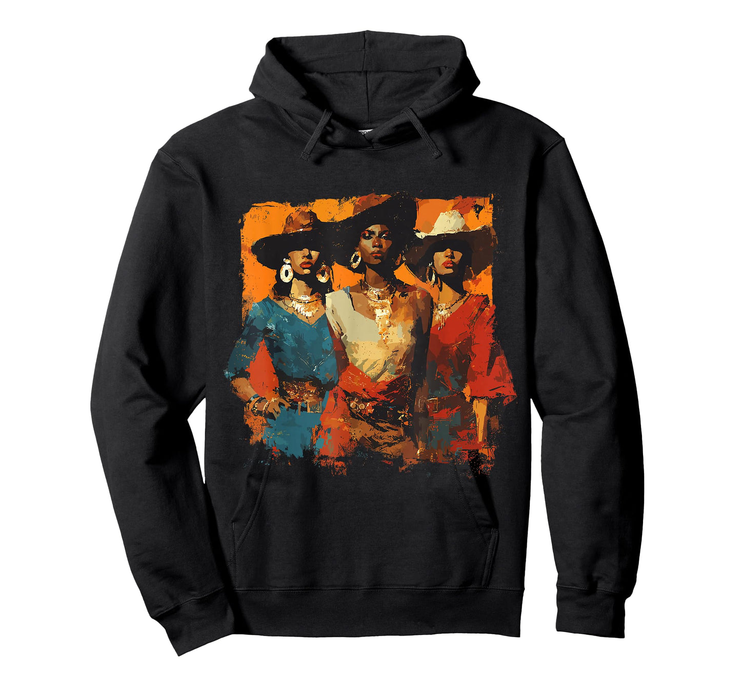Vintage Black African American Cowgirl Western Country Rodeo T-Shirt
