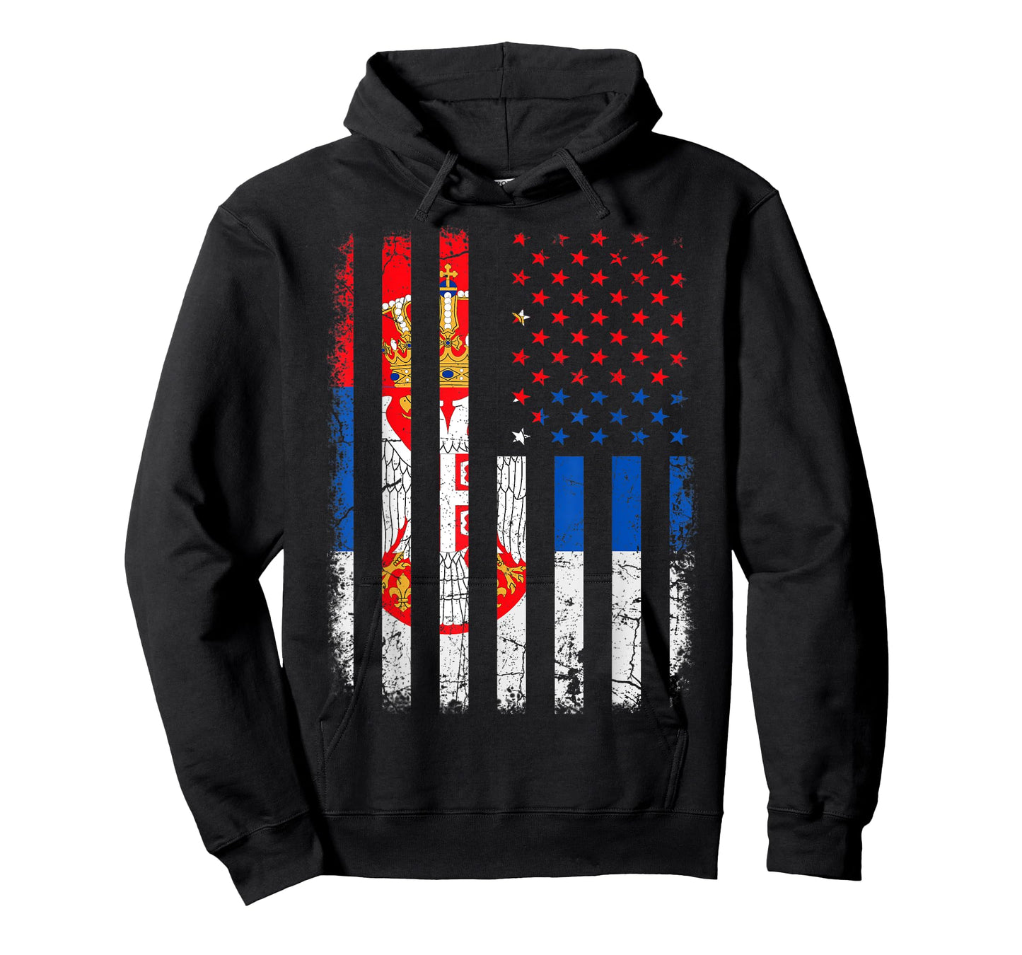 Serbian American Flag Serbia America Pride Heritage T-Shirt