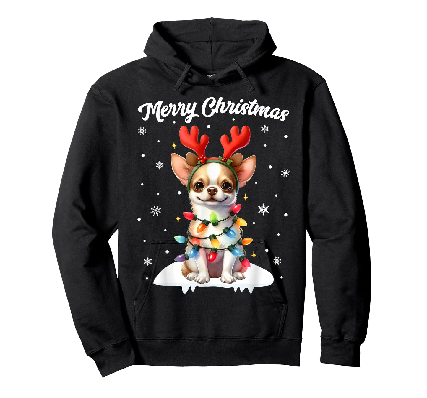 Christmas Pajamas Men Women Kids Christmas Chihuahua Dog T-Shirt