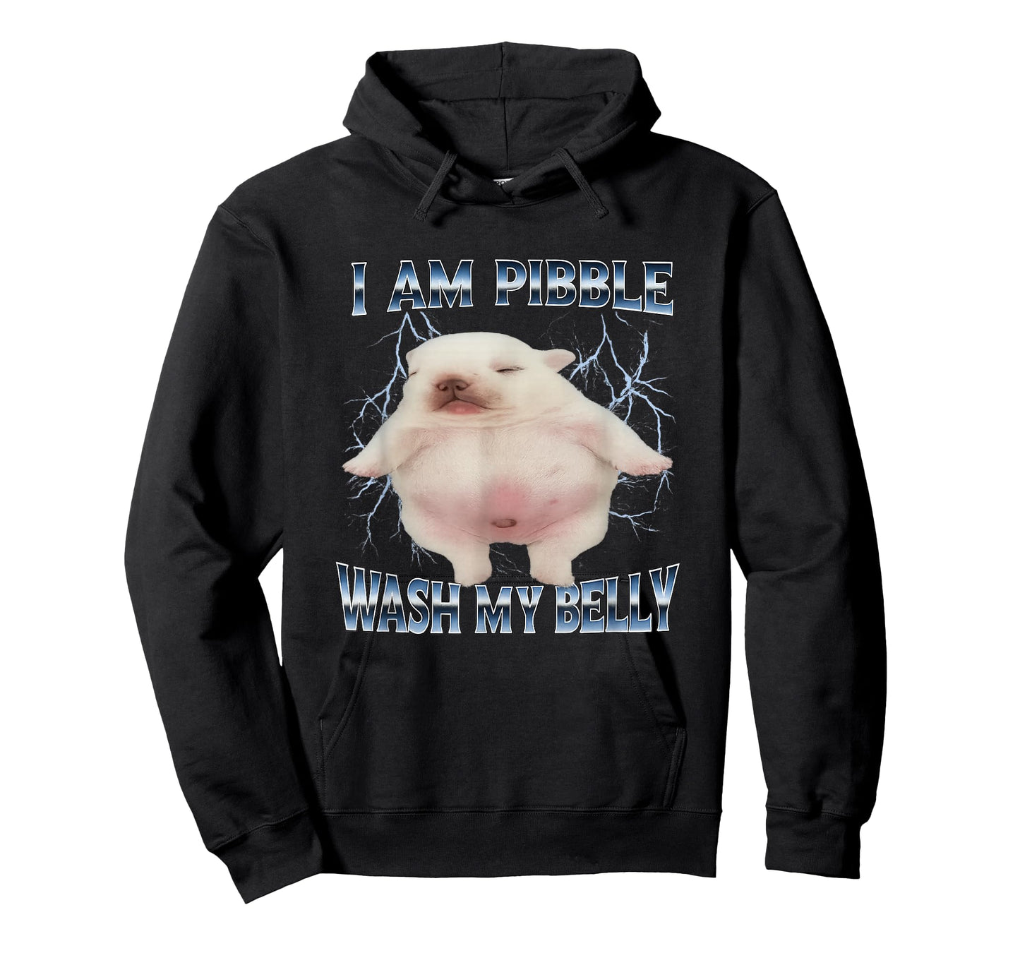 I Am Pibble Wash My Belly Funny Dog Clean My Belly Meme T-Shirt