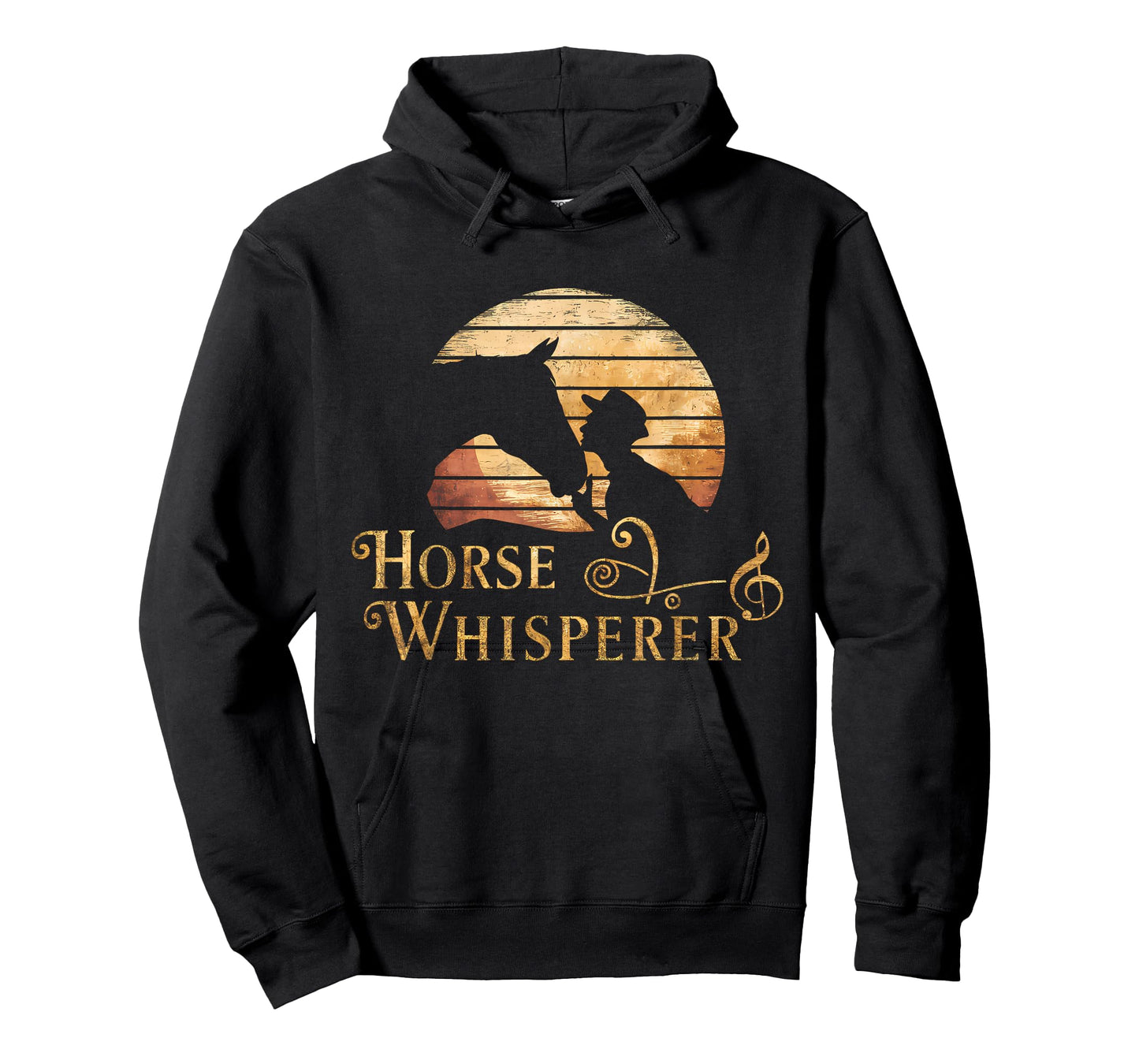 Vintage Horse Whisperer Retro Sunset Design T-Shirt