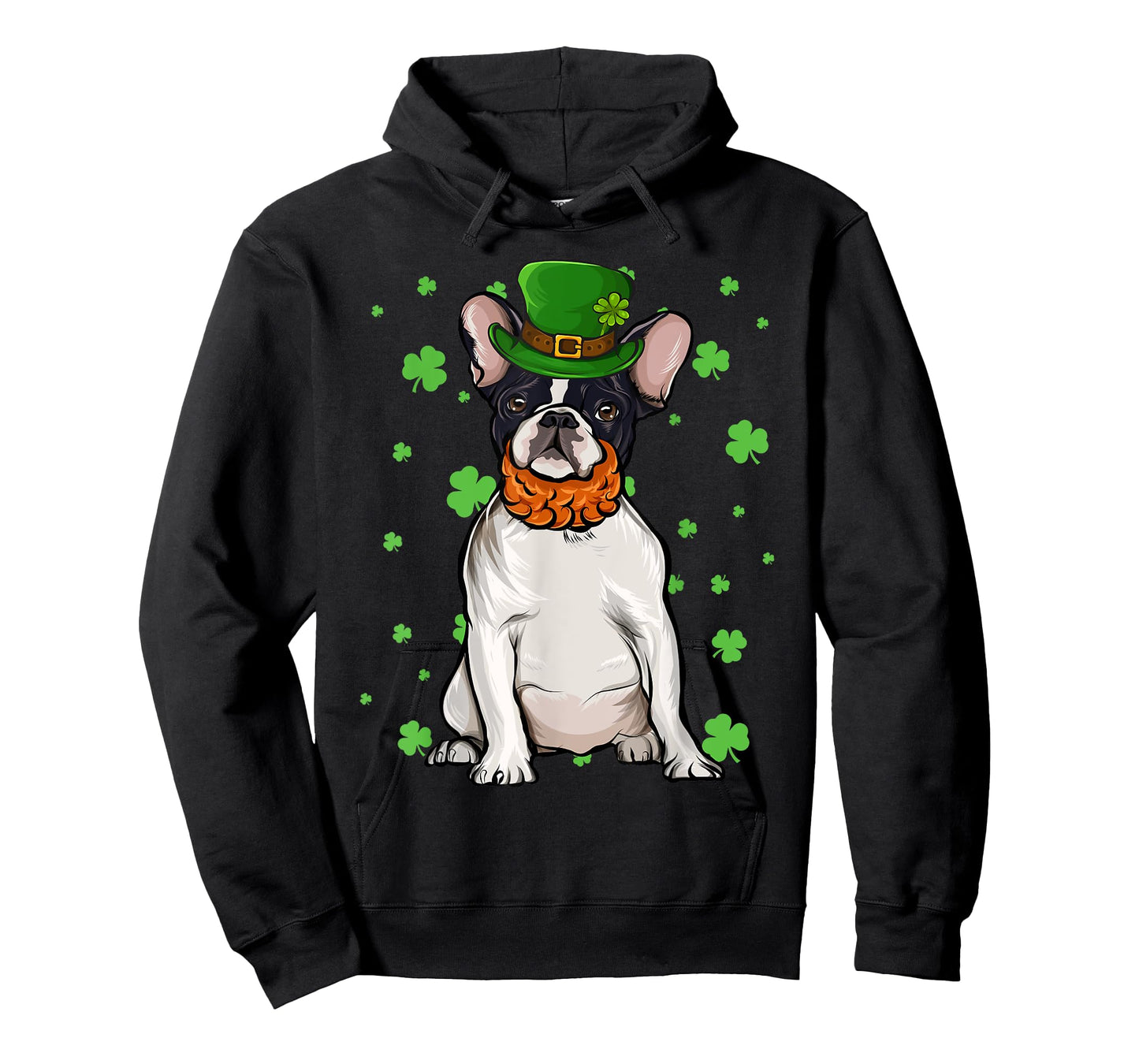 St Patricks Day French Bulldog Dog Shamrock Gift T-Shirt