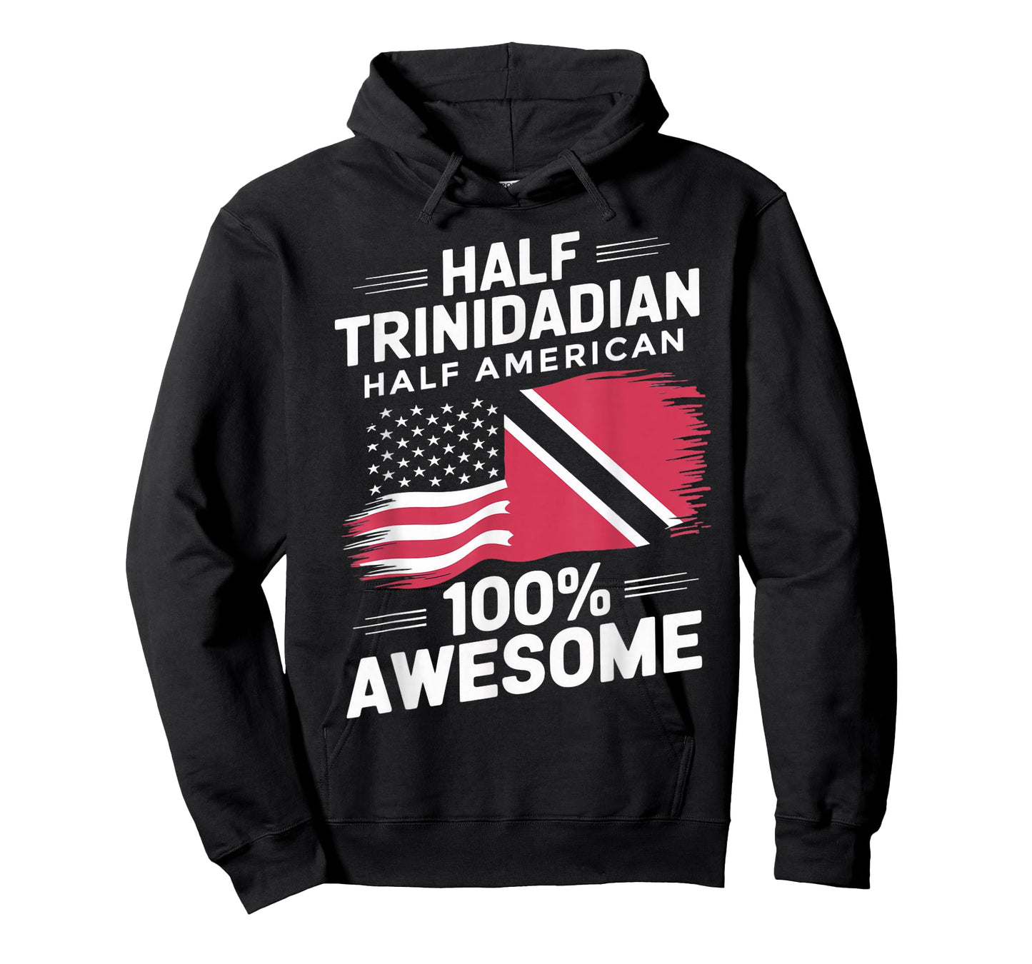 Half Trinidadian American Trinidad And Tobago Trinidadian T-Shirt