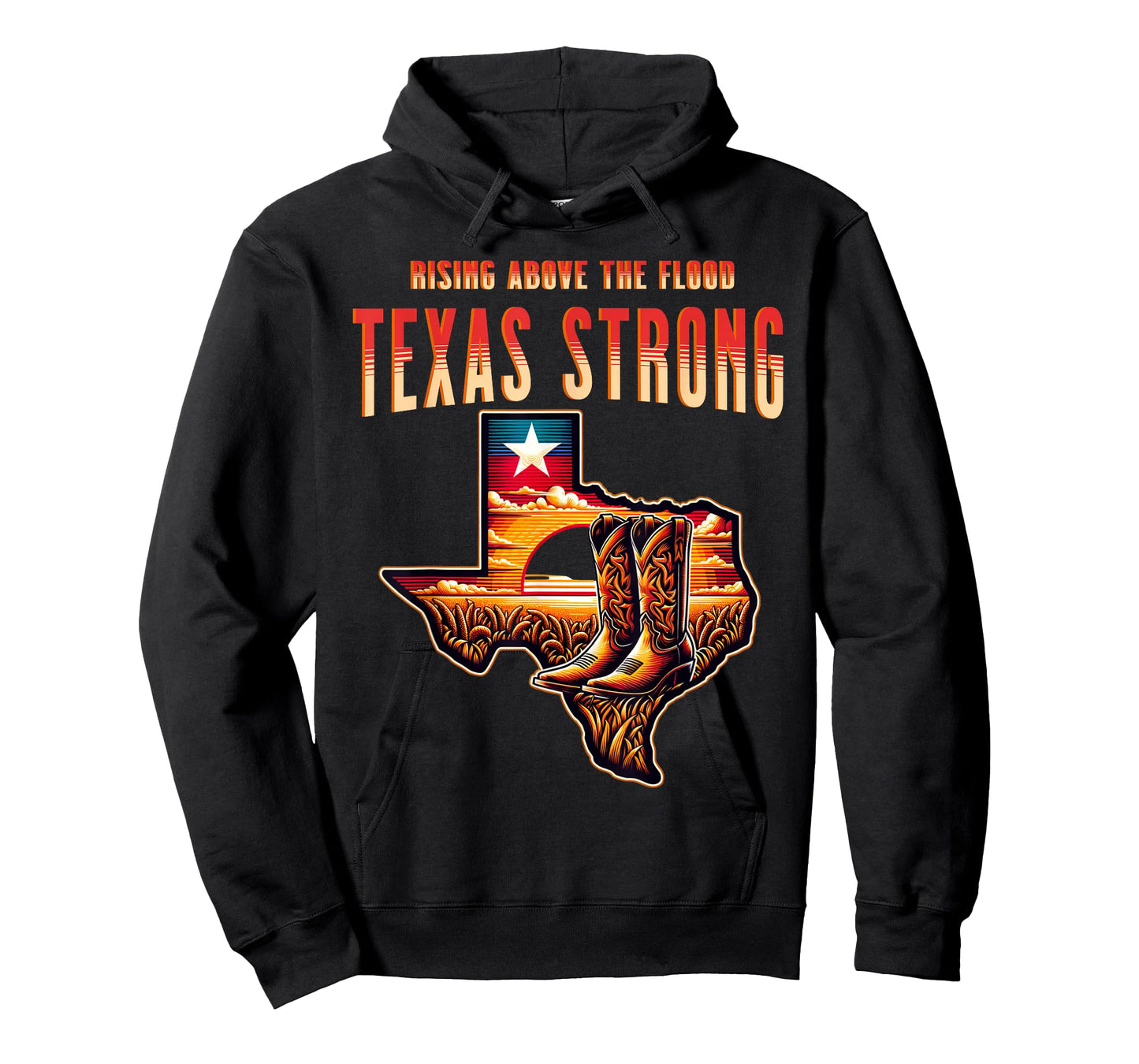 Rising Above the Flood Texas Strong Cowboys Unisex T-Shirt