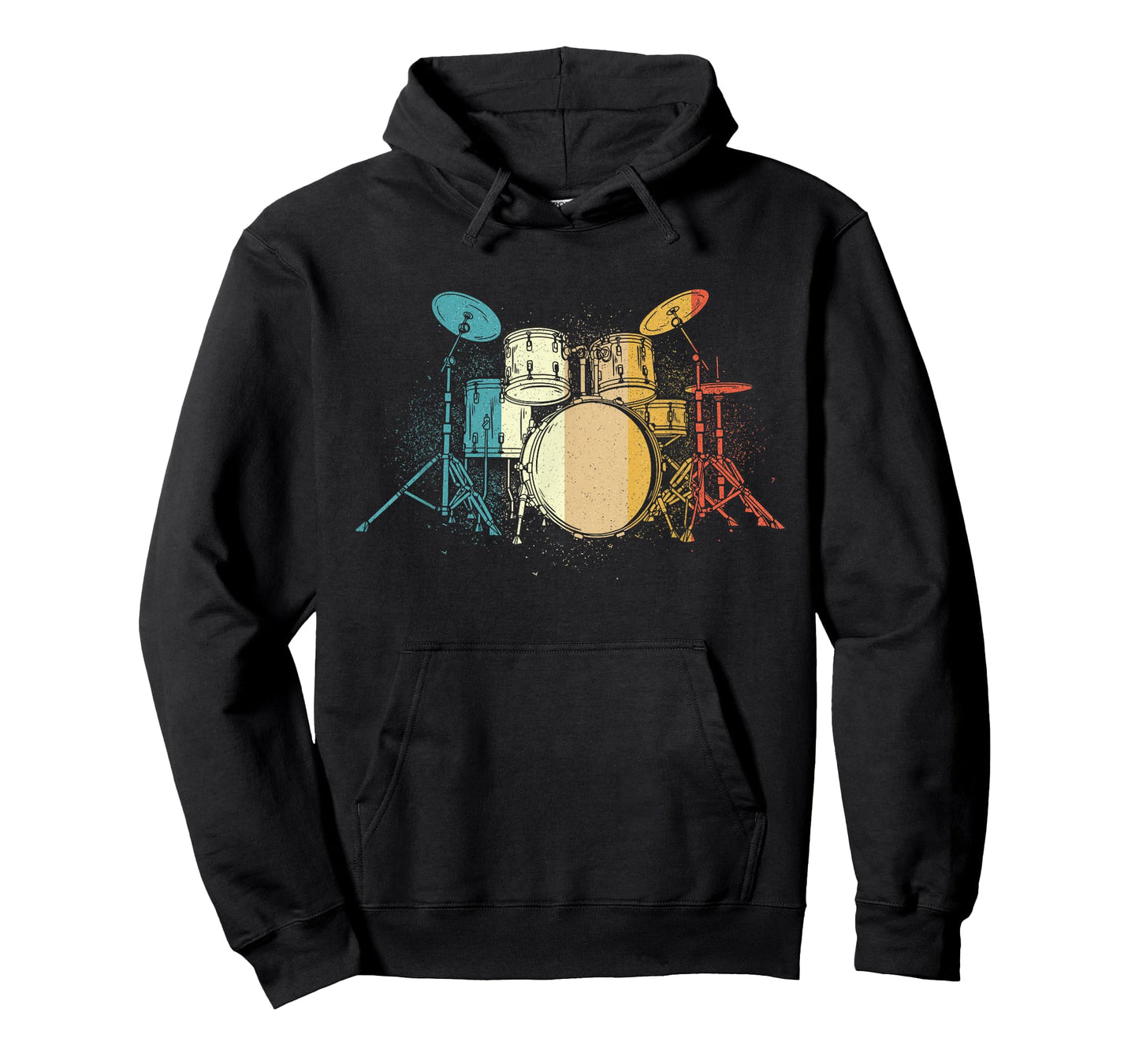 Retro Vintage Drum Sets - Drummer Drumming Lover Percussion T-Shirt