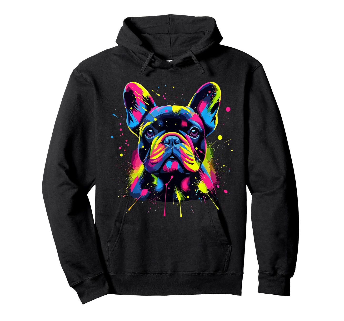 Splash Art French Bulldog Frenchie Bulldogs T-Shirt