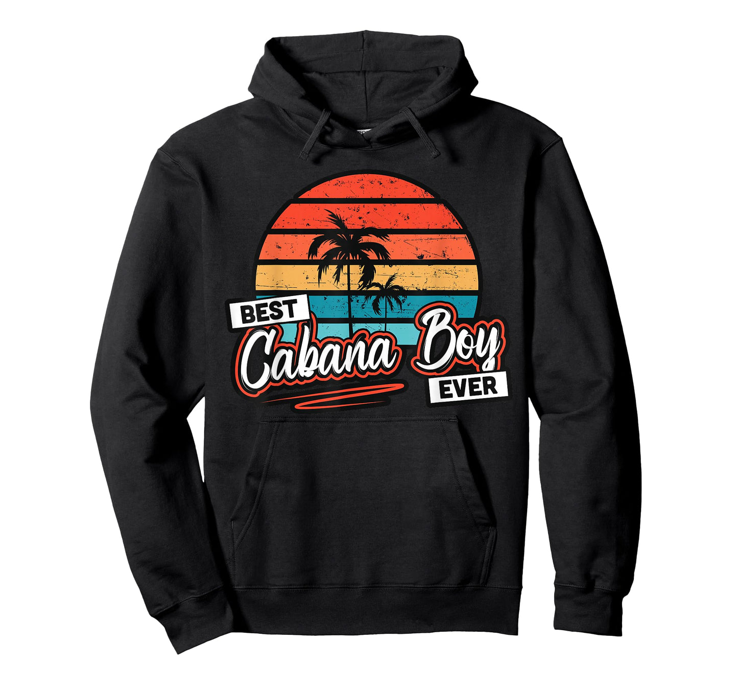 Colorful Sunset Palm Tree Best Cabana Boy Ever T-Shirt