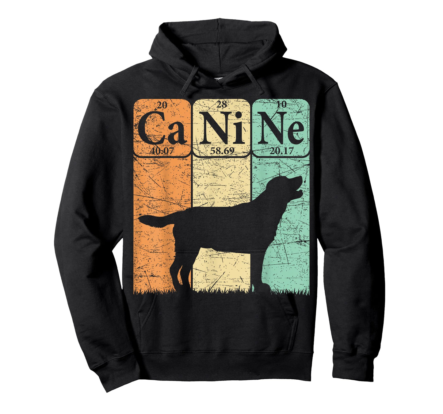 Labrador Retriever Dog Periodic Table Elements Dog Lover T-Shirt