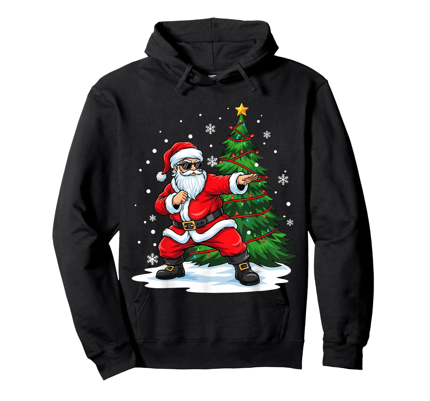 Merry Christmas Santa Playing Karate Sport Lovers T-Shirt