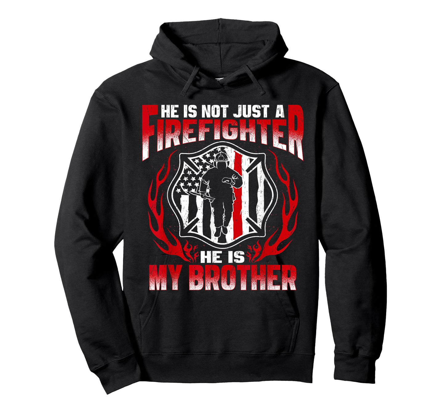 My Brother Is A Firefighter Hero - Proud Fire Sibling Gifts T-Shirt