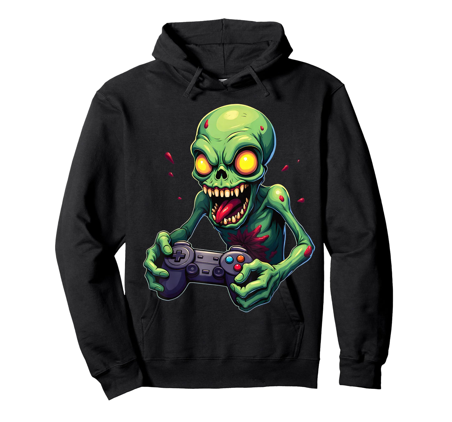 Game On Alien Gamer Creepy Playful Fun T-Shirt