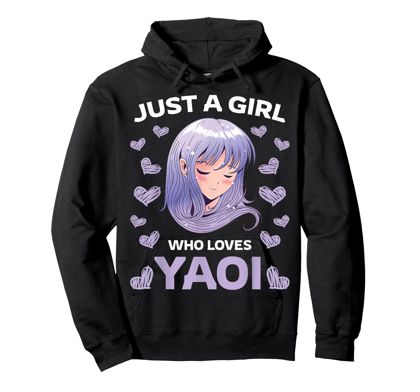 Just A Girl Who Loves Yaoi Manga BL Gay Anime Manga Fujoshi T-Shirt