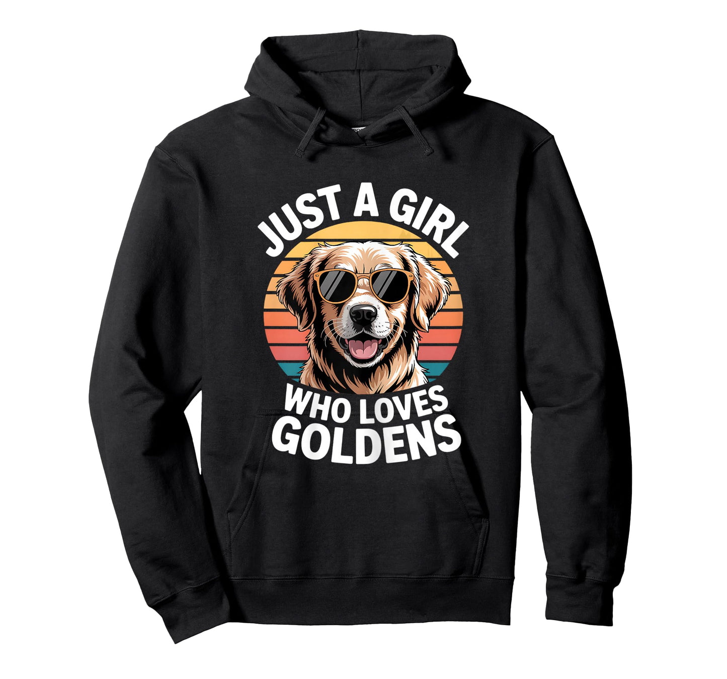 Just A Girl Who Loves Goldens Golden Retriever Cute Funny T-Shirt