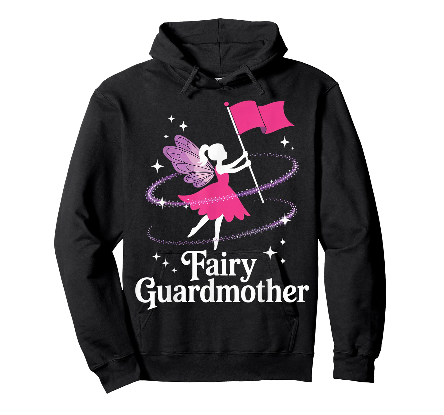 Fairy Guardmother Marching Band Flag Twirling Colorguard T-Shirt