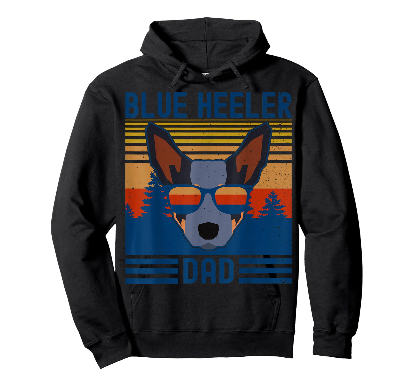 Funny Australian Cattle Dog Blue Heeler Dad T-Shirt