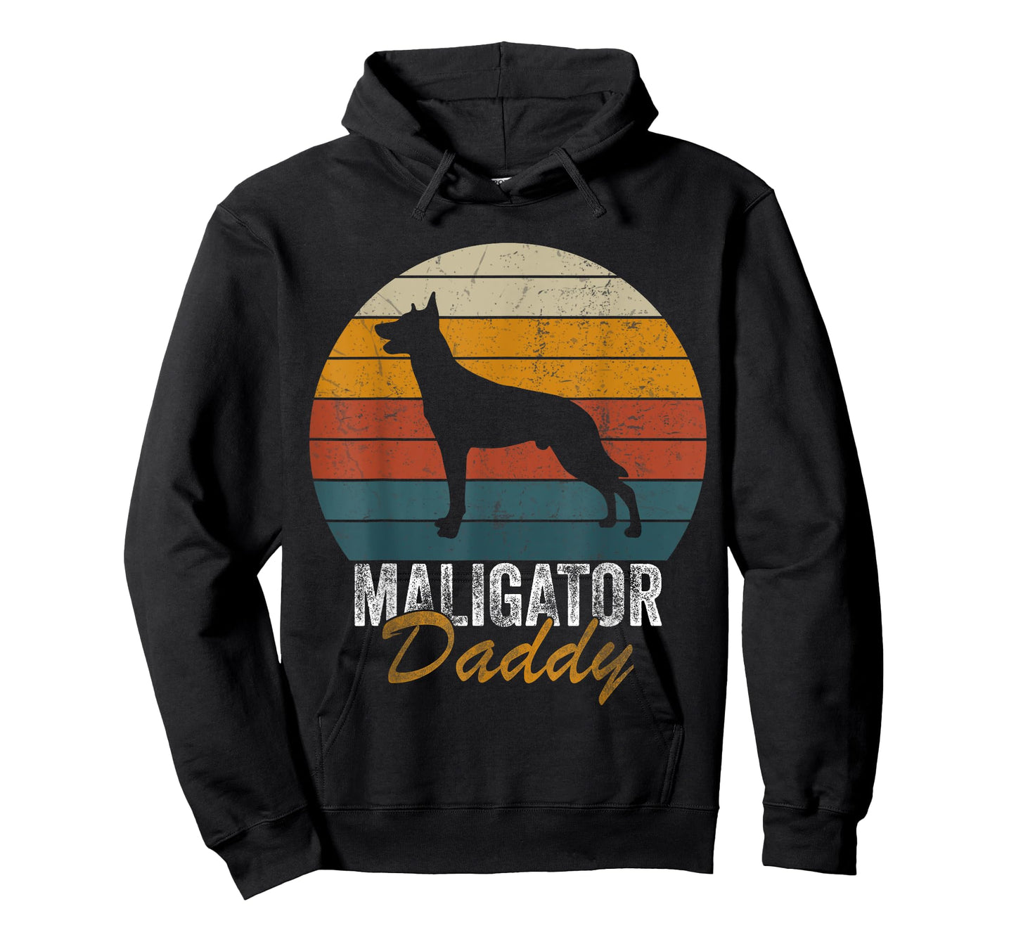 Belgian Malinois Dog Breed Maligator Daddy Father's Day T-Shirt